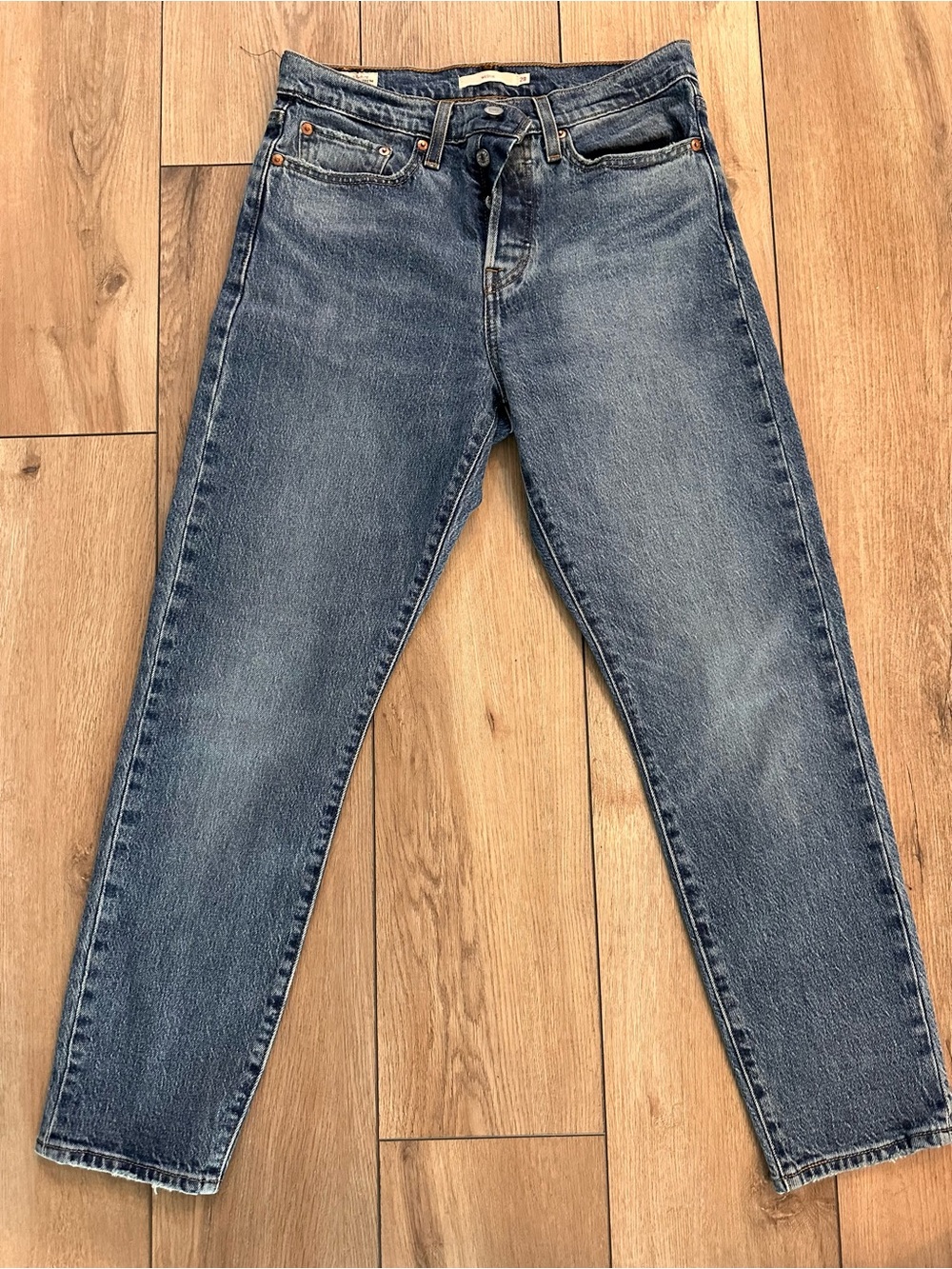 Levi’s Button Fly Wedgie Women's Blue Jeans